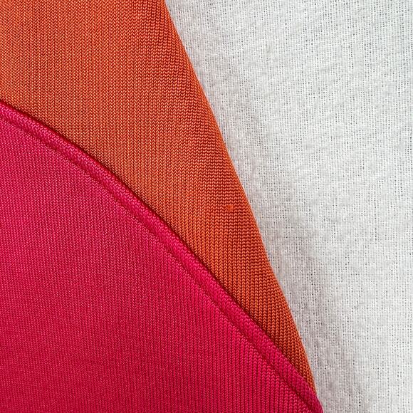 PAOLA BERNARDI Renata Mini Skirt Womens Pink Purple Colorblock Stretch Knit NEW - Picture 11 of 16